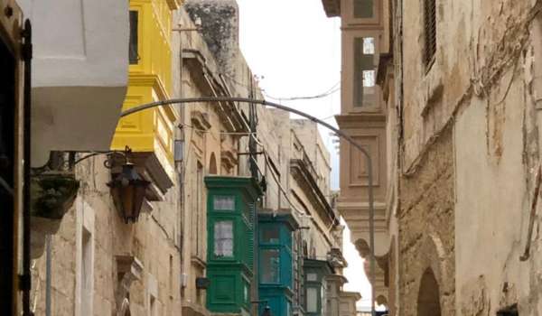 A street in Rabat Town Core